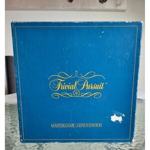 Vintage Original Trivial Pursuit Master Game Genus Edition Board Game‎ 1981